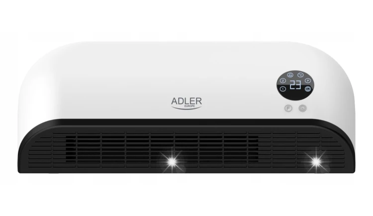 Adler LED Nagrzewnica | AD 7751 | Kurtyna powietrzna | 2000 W | Biały
