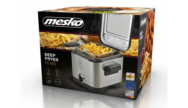 FRYTKOWNICA MESKO 900W 1,5L REGULACJA TEMP.