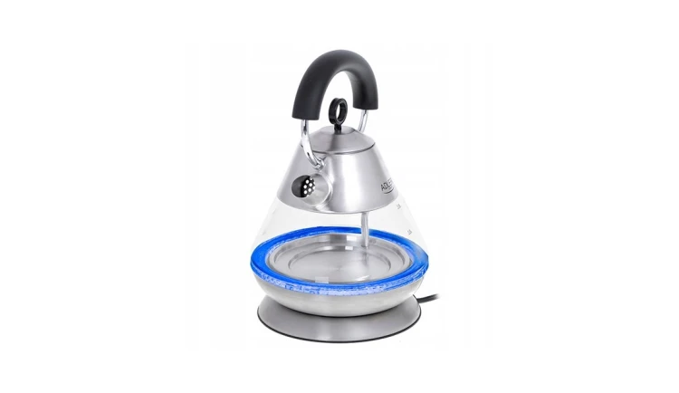 CZAJNIK ELEKTRYCZNY SZKLANY LED 1,5L 2200W STRIX ADLER AD1282
