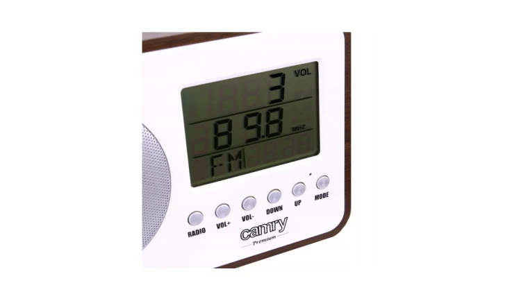 Radio Cyfrowe Przenośne LCD FM Budzik Termometr USB
