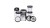 Blender do Smoothie Koktajli 1200W + 3 Bidony i Kubek Kruszenie Lodu Zestaw