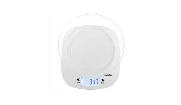 Waga kuchenna z misą 1,4L LCD Precyzyjna 5kg/1g Biała Mesko