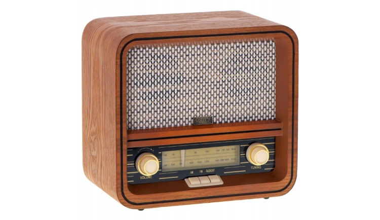 RADIO DREWNIANE CR1188 RETRO FM/AM Bluetooth USB
