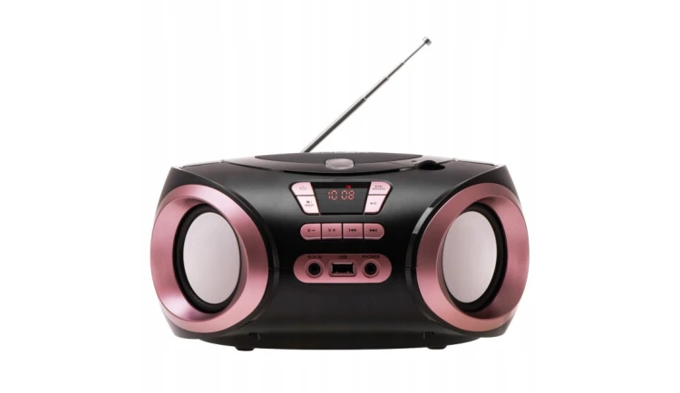 RADIO PRZENOŚNE BOOMBOX CD AUDIOi MP3 USB AUX LCD RADIO FM Adler |AD 1181