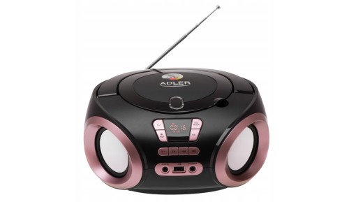 RADIO PRZENOŚNE BOOMBOX CD AUDIOi MP3 USB AUX LCD RADIO FM Adler |AD 1181