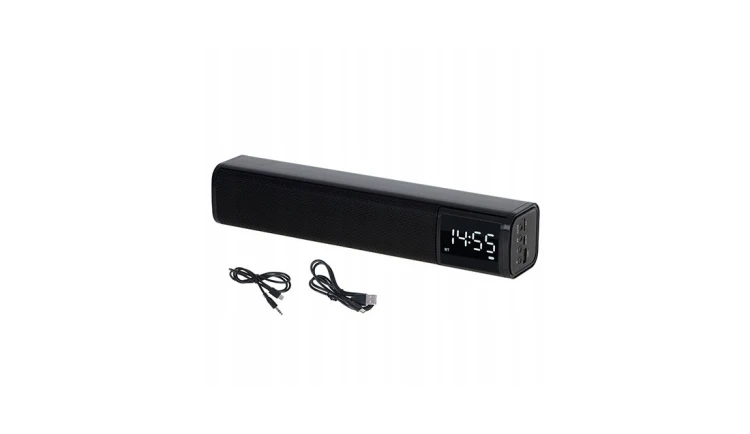 GŁOŚNIK RADIOBUDZIK ZEGAR BUDZIK Bluetooth/USB/AUX