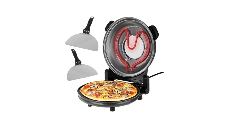 PIEC DO PIZZY ELEKTRYCZNY Regulacja Temperatury Timer + Szpatułki Adler