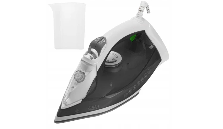 Żelazko parowe ADLER 2600W ceramiczna stopa i funkcja ciągłej pary 220g/min