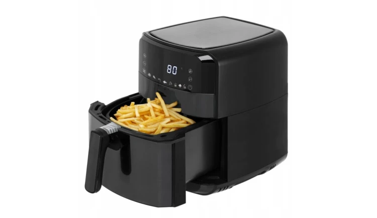 Mocna Frytkownica Beztłuszczowa 5L 2500W Air Fryer Panel Dotykowy Timer