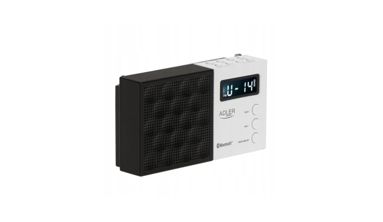 Radio cyfrowe LCD AM/FM Wielofunkcyjne 20 stacji Bluetooth/USB/SD Adler