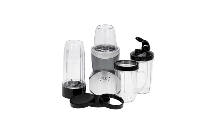 Blender do Smoothie Koktajli 1200W + 3 Bidony i Kubek Kruszenie Lodu Zestaw