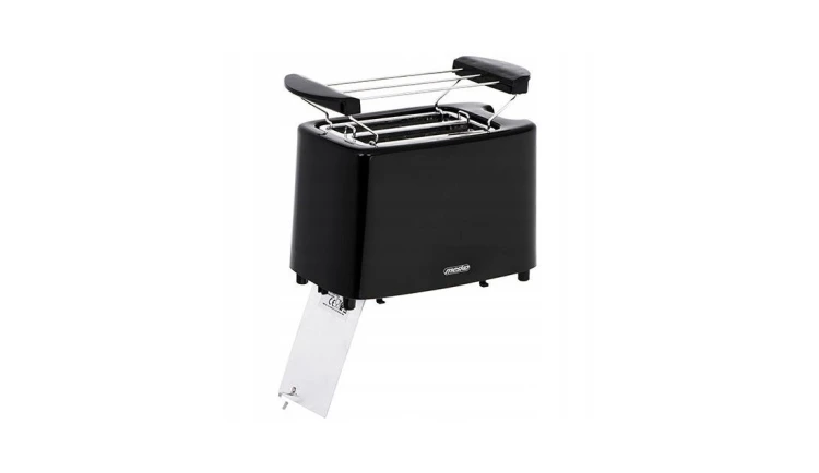 Toster Opiekacz 2 Kromki Grzanki Czarny 900W Mesko