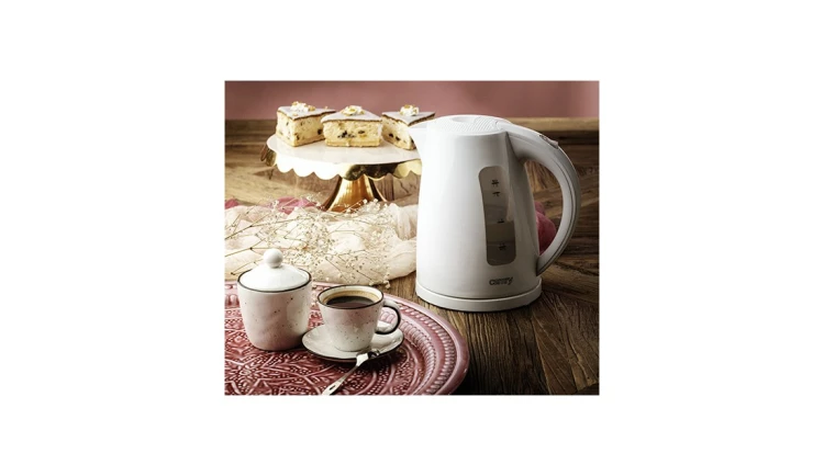 Duży Czajnik Elektryczny 1,7L Pojemny Mocny 2200W Biały Adler