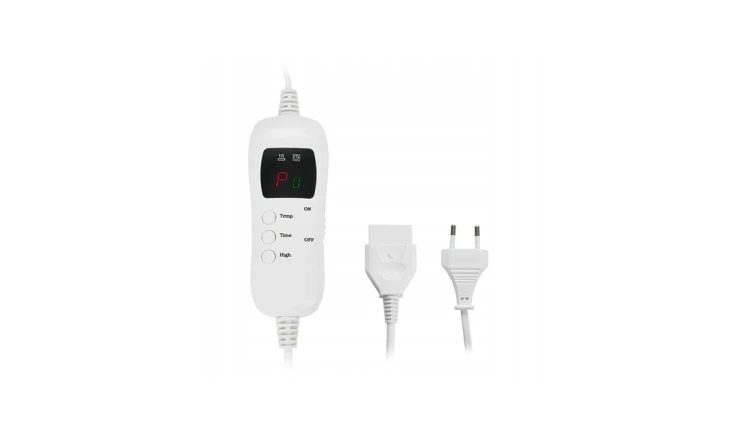 Elektryczny Koc Nakładany 160x180cm Czasomierz Miękki 7 Poziomów Grzania