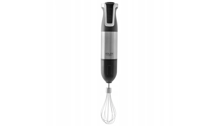 Blender ręczny 1800W Turbo 20 poziomów miksowanie ubijanie spieniacz GREY