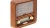 RADIO DREWNIANE CR1188 RETRO FM/AM Bluetooth USB