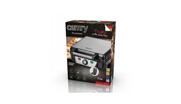 GOFROWNICA 1500W REGULACJA 4 GOFRY CAMRY