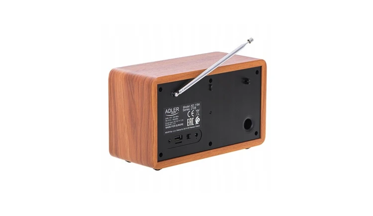 Radio DAB FM Prenośne + Bluetooth Pilot Zegar LCD