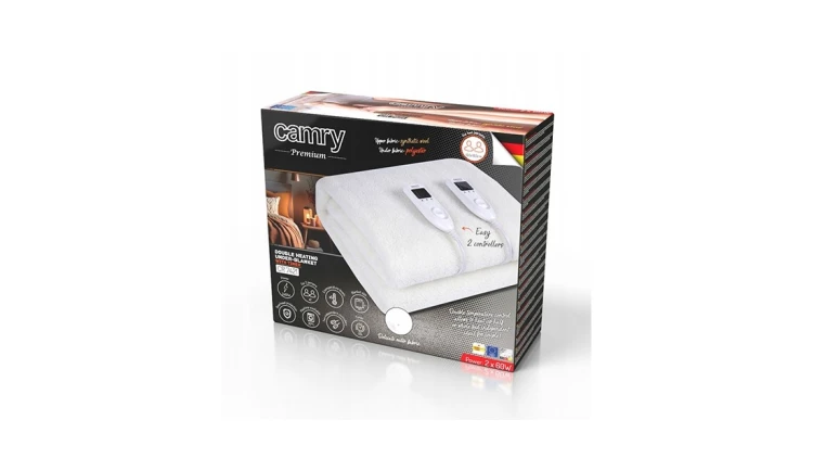 Elektryczny Kod Podkładowy 160x180cm Miękki Czasomierz 5 Poziomów Grzania