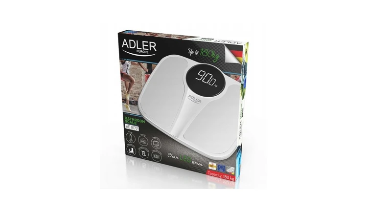 Elektroniczna Waga Łazienkowa Do 180KG ADLER