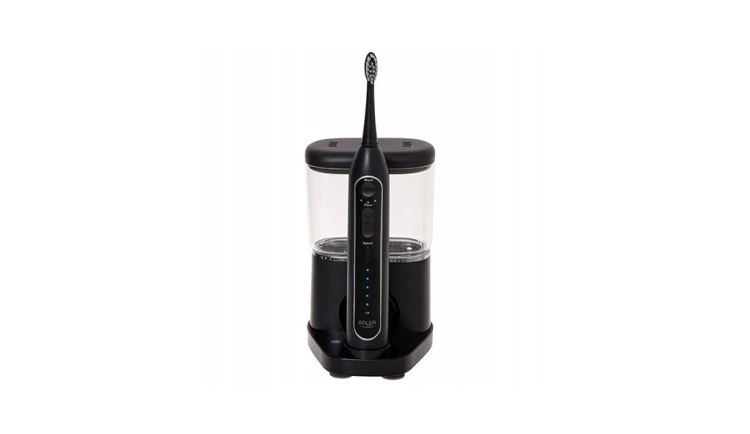 SZCZOTECZKA SONICZNA IRYGATOR DO ZĘBÓW 2w1 USB + 2 KOŃCÓWKI W ETUI ZESTAW