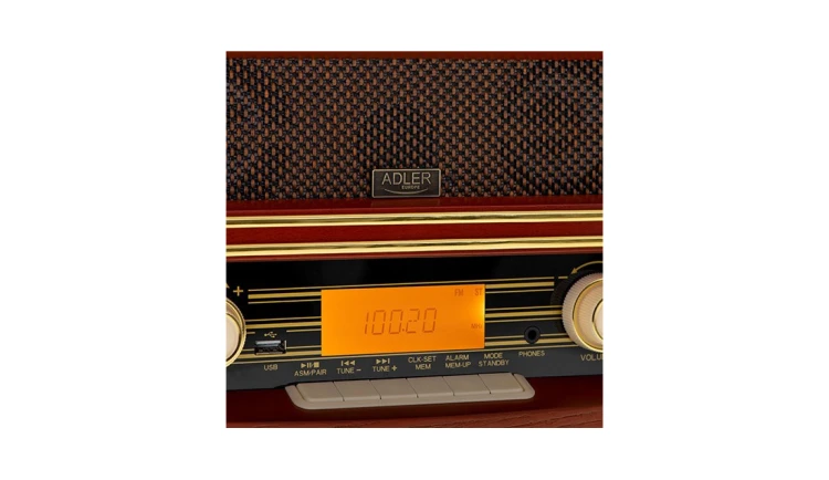 RADIO RETRO KUCHENNE BLUETOOTH PRZENOŚNE LCD ZEGAR ALARM