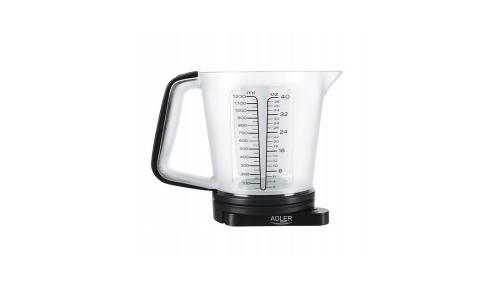 WAGA KUCHENNA Z KUBKIEM UDŹWIG 5KG ADLER AD3178