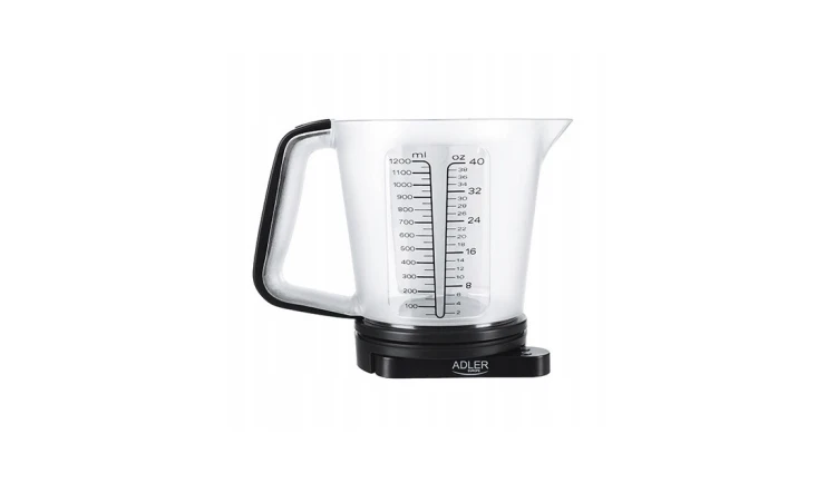WAGA KUCHENNA Z KUBKIEM UDŹWIG 5KG ADLER AD3178
