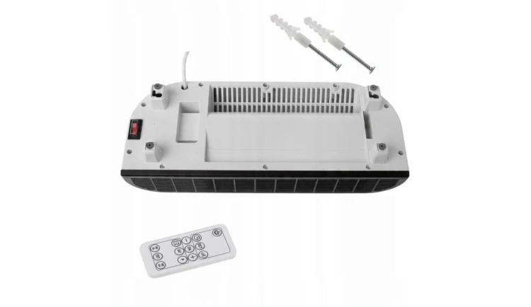 Adler LED Nagrzewnica | AD 7751 | Kurtyna powietrzna | 2000 W | Biały