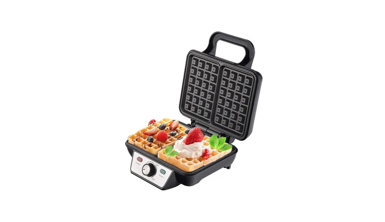 GOFROWNICA DO GOFRÓW 1600W 2 PYSZNE CHRUPIĄCE DOMOWE GOFRY REGULACJA TEMPERARUTY