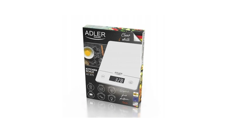 Waga Kuchenna Elektroniczna Do 15kg Dokładność 1g Adler