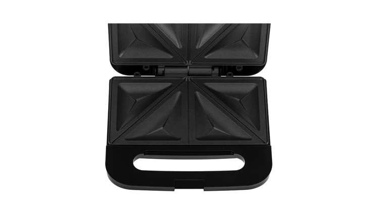 Opiekacz do Kanapek Tostów 1000W Sandwich Toster Srebrny Adler