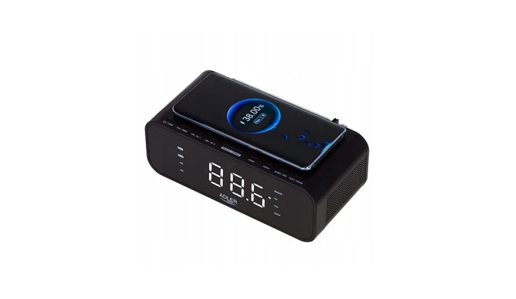 RADIOBUDZIK ŁADOWARKA INDUKCYJNA BLUETOOTH FM AUX