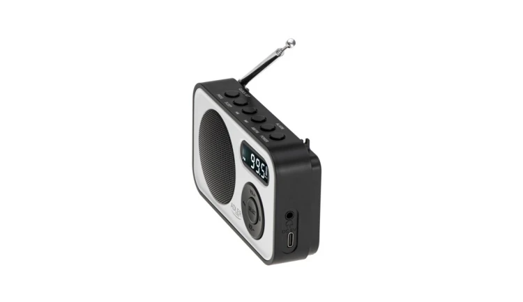 Nowoczesne Radio Cyfrowe LCD PLL AM/FM Zegar Budzik Antena Adler