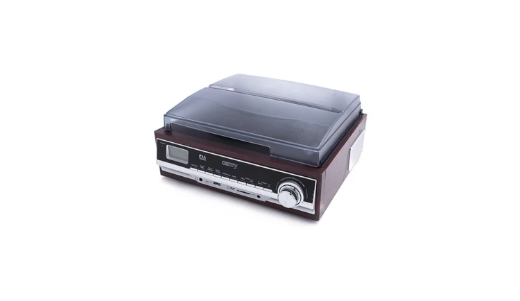 Elegancki Gramofon z Radiem LCD Bluetooth/MP3/USB/SD + Pilot Camry