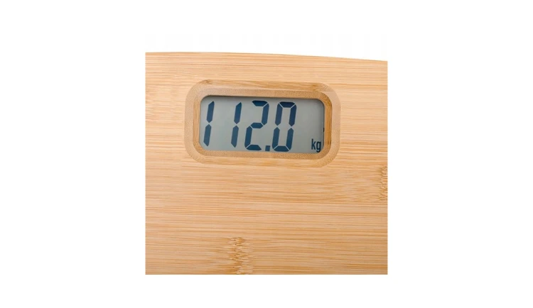 Elektroniczna Waga Łazienkowa Bambusowa Do 150KG