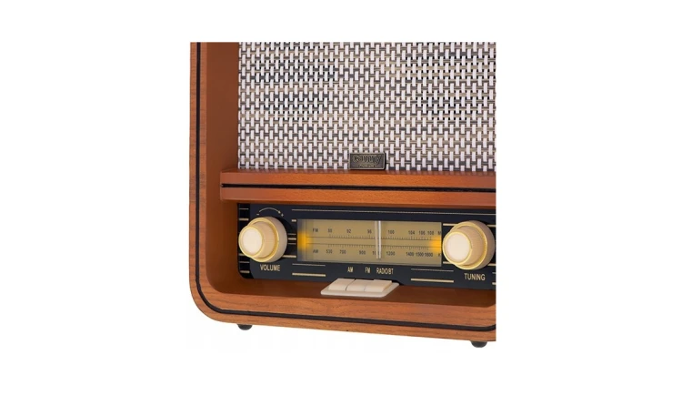 Radio Retro Drewniane Bluetooth/FM USB Camry