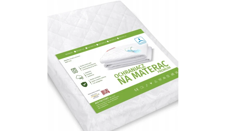 PIKOWANY OCHRANIACZ NA MATERAC 160x200 WODOODPORNY