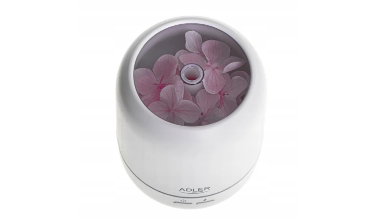 NAWILŻACZ ultradźwiękowy OCZYSZCZACZ Jonizator Adler 3W1 ZAPACHOWY USB