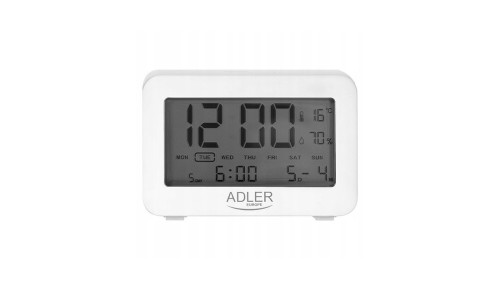 ZEGAR Elektroniczny STACJA TEMPERATURA BUDZIK WILG