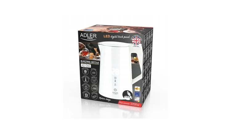Czajnik elektryczny LED STRIX 1850W regulacja temperatury 1,7L Adler AD1345