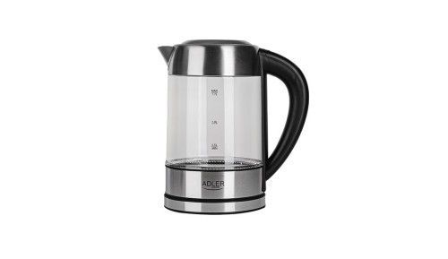 Czajnik Kuchenny Elektryczny 1,7L LCD Regulacja Temperatury Inox Adler