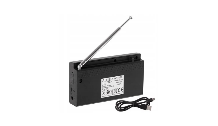 RADIO PRZENOŚNE KUCHENNE RETRO LCD BLUETOOTH ZEGAR ANTENA FM USB