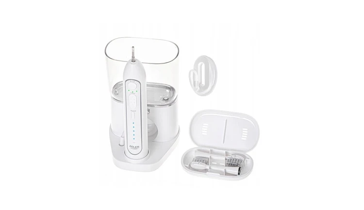 SZCZOTECZKA SONICZNA IRYGATOR DO ZĘBÓW 2w1 USB + 2 KOŃCÓWKI W ETUI ZESTAW