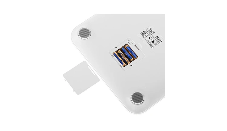 Waga Łazienkowa Analityczna Smart LED Aplikacja FitGo Do 180kg Biała