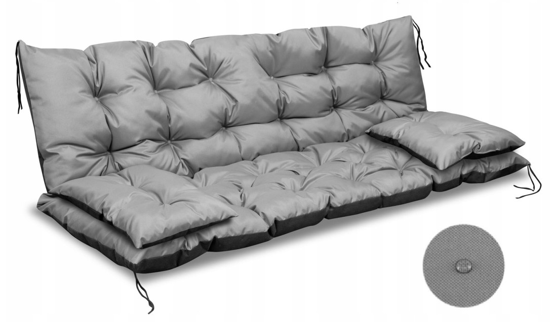 PODUSZKA NA ŁAWKĘ OGRODOWĄ HUŚTAWKĘ 180x60x50 +2PO