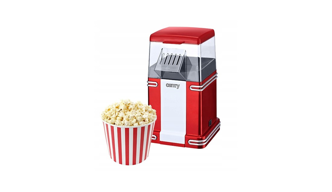 MASZYNA DO POPCORNU 1200W Bez Tłuszczu Urządzenie do Domowego Popcornu Camry