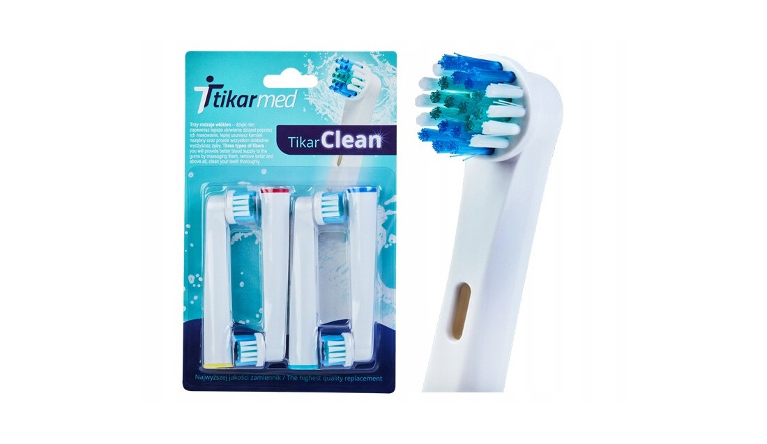 CLEAN PRECISION KOŃCÓWKI 4SZ DO SZCZOTECZKI ORAL-B