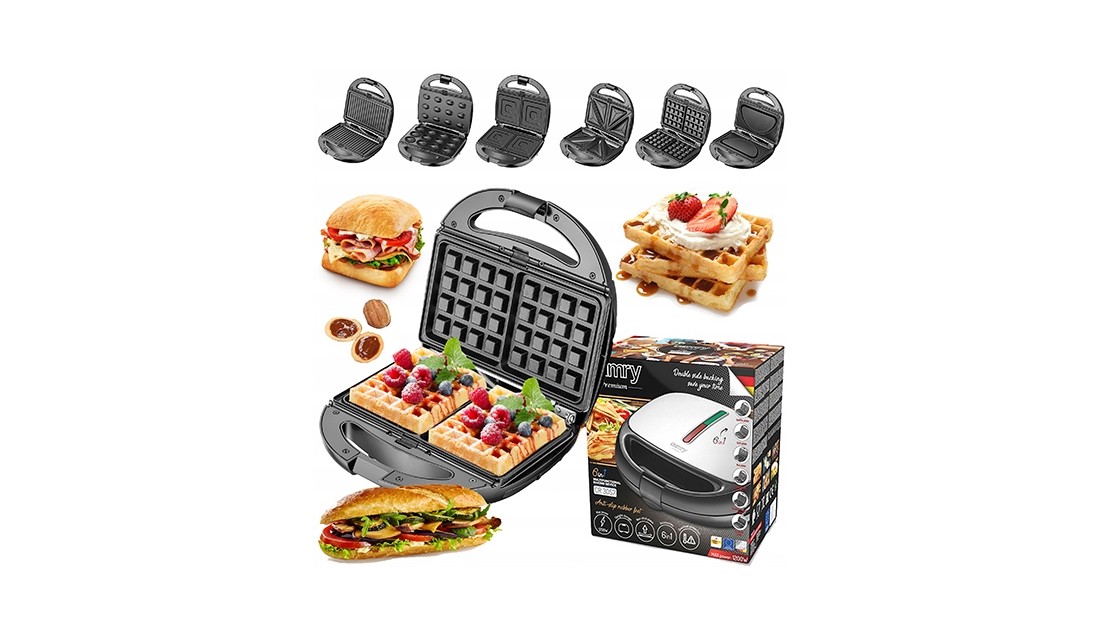 TOSTER OPIEKACZ DO KANAPEK TOSTÓW SANDWICH 1200W Camry CR3057