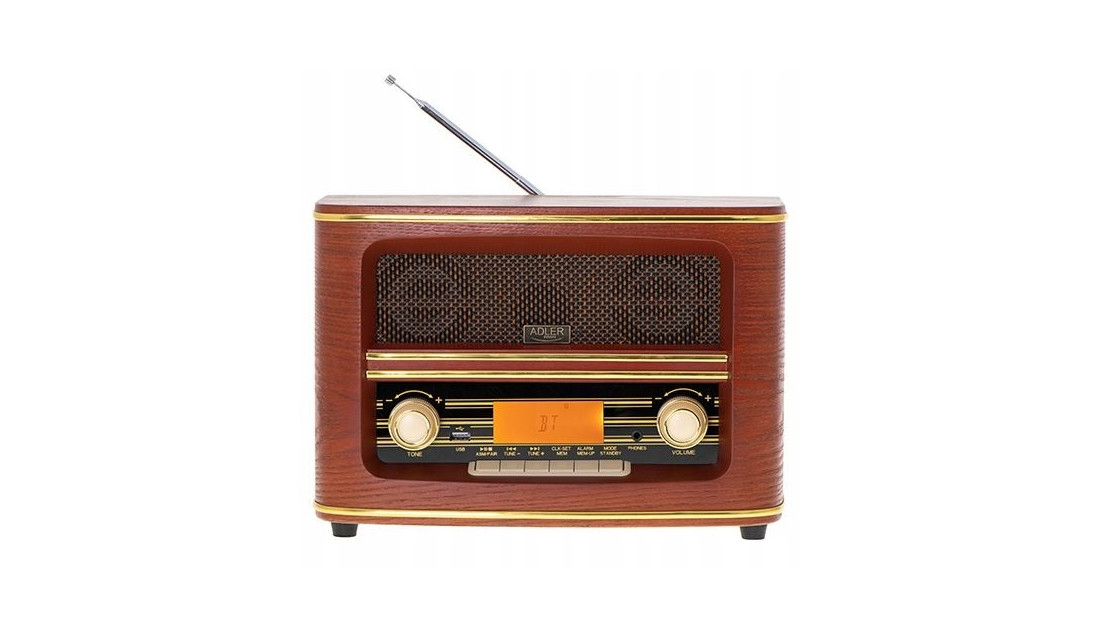 RADIO RETRO KUCHENNE BLUETOOTH PRZENOŚNE LCD ZEGAR ALARM